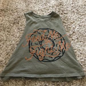 Feed Me Fight Me Crop Top